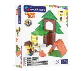 MAGNA-TILES Magnetyczny zestaw konstrukcyjny Camp Out / 16 elementów / od 3 lat