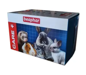 Beaphar Care+ M / Pudełko transportowe / papier / gryzonie i ptaki / 25x16x16 cm