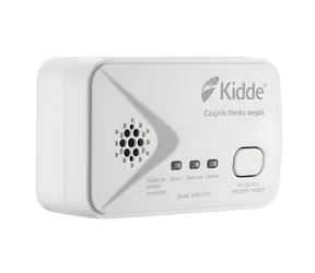 Kidde 2030-DCR / Detektor CO / 2 baterie AA / Alarm 85 dB / 10-letnia żywotność czujnika