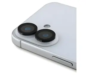 Guess Lens Protection Metal czarny / Ochrona obiektywu / iPhone 16, iPhone 16 PLUS / metalowy