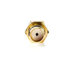 Adapter Nedis RP-SMA(F) - SMA(F) złoty / Adapter / Styki pozłacane / 50 Ohm / 2 szt.