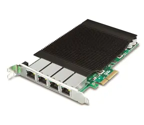 Karta sieciowa Planet ENW-9740P / PoE+ / PCIe / 4X Gigabit LAN / 802.3at / 120 W