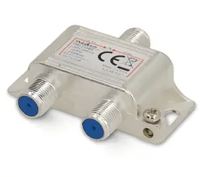 Rozdzielacz satelitarny Nedis 1:2 / Rozdzielacz / 5-2400 MHz / 75 Ohm / Tłumienie 6,5 dB