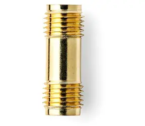 Adapter Nedis SMA SMA(F)-SMA(F) złoty / Adapter / Styki pozłacane / 50 Ohm / 2 szt.