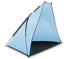 Spokey SEASHELL niebieski / Namiot plażowy / 200 x 120 x 120 cm