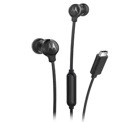 Motorola Earbuds 3C-SUSB-C czarne / Słuchawki / USB-C / przewodowe / 1,2 m