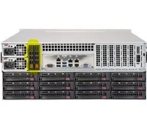 SuperMicro NVMe box 2× 2,5" hotswap / Box / Hot-swap / Oculink / tylna strona