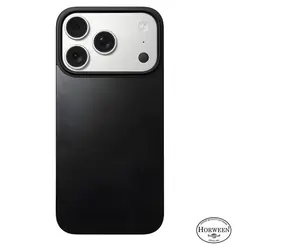 Nomad Magnetic Leather Back MagSafe iPhone 17 Pro czarny (Horween) / Tylna obudowa / Skóra / MagSafe