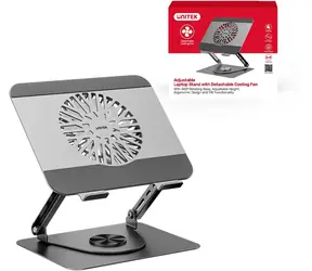 Podkładka chłodząca do laptopa Unitek obrotowa 360° / Podkładka chłodząca / do laptopów 8-17,3"