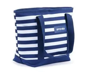 Spokey ACAPULCO niebieskie paski / Torba termiczna / 12 l