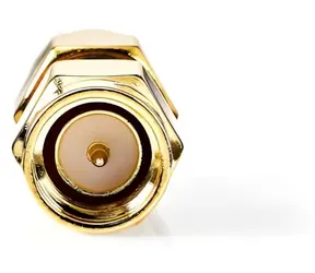 Adapter Nedis SMA SMA(M)-SMA(M) złoty / Adapter / Styki pozłacane / 50 Ohm / 2 szt.