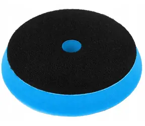 Gąbka polerska Dedra z rzepem miękka 150 mm niebieska / Gąbka polerska / O 150 mm / grubość 25 mm