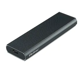 Obudowa zewnętrzna na dysk SSD M.2 NVMe PCIe grafitowa / Obudowa na dysk SSD M.2 / USB 3.1 / 10 Gb/s / do 4 TB