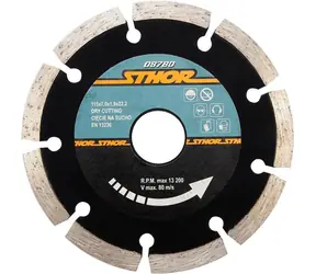 Tarcza diamentowa tnąca STHOR segment 115 mm / Tarcza / 115x22,2 mm / cięcie na sucho