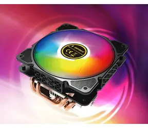 Huracan 12 cm 100W / Chłodzenie procesora / 4-pinowe / Wielokolorowe diody LED