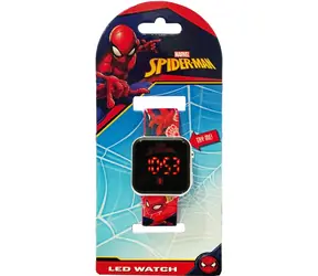 Zegarek z kalendarzem LED Spider-Man / Zegarek cyfrowy / Wyświetlacz LED