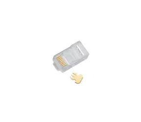 Złącze UTP RJ45 przelotowe / Złącze / Cat5e / U/UTP / 100 szt.