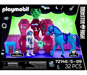 Playmobil Zestaw Szatnia Abbey / Monster High / 72146