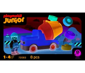 Playmobil JUNIOR 72083 Betoniarka / Zestaw konstrukcyjny