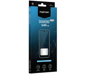 MyScreen Diamond Glass edge Lite Motorola Moto G14/G34/G54 czarny / Szkło ochronne / Klejenie na cały wyświetlacz