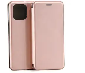 Beline Book Magnetic różowe złoto / Etui na książkę / Motorola Moto G67 5G, G57 Power 5G