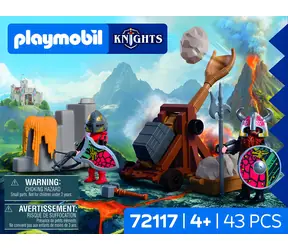 Zestaw konstrukcyjny Playmobil Dragon Knights Katapulta / Rycerze / 72117