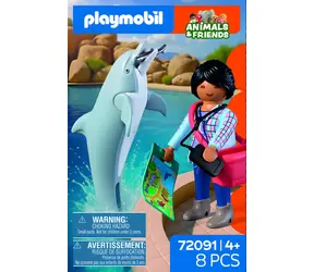 Playmobil 72091 Delfin i gość / Zestaw konstrukcyjny