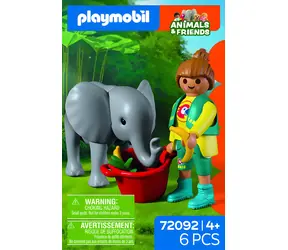 Playmobil 72092 Słoniątko i pielęgniarka / Zestaw konstrukcyjny