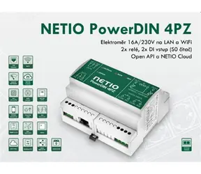 NETIO PowerDIN 4PZ / Panel rozdzielczy / RACK / Szyna DIN