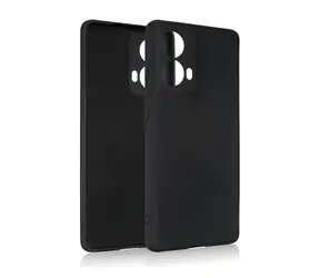 Beline Silikon czarny / Etui / Motorola Moto G85 5G