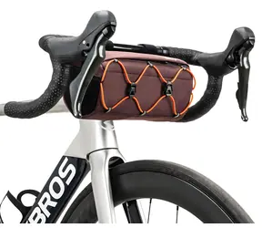 Rockbros 30110054003 brązowy / Torba na kierownicę / 2,2 l