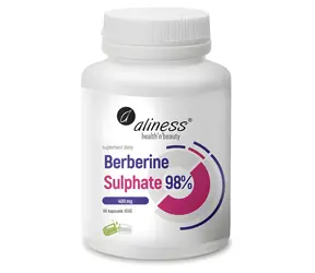 Aliness Berberine Sulphate 98% 400 mg / Suplement diety / 60 kapsułek