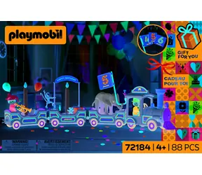 Zestawy prezentowe Playmobil 72184 Pociąg urodzinowy / zestaw konstrukcyjny