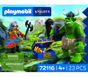 Playmobil 72116 Troll z lwem - skarb rycerzy / Zestaw konstrukcyjny