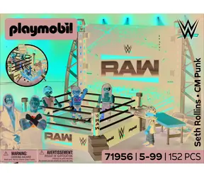Zestaw kolekcjonerski Playmobil WWE Raw Ring 71956 / Sport i akcja