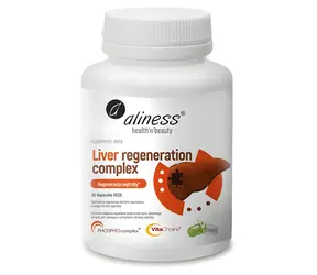 Aliness Liver Regeneration Complex / Suplement diety / 90 kapsułek