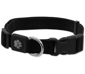 Obroża Active Dog Premium czarna XS / Dla psów / Nylon / 21-30 cm