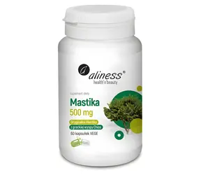 Aliness Mastic (Pistacia lentiscus) 500 mg / Suplement diety / 60 kapsułek