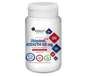 Aliness UbiquinoL Kaneka 100 mg / Suplement diety / koenzym Q10 / 60 kapsułek