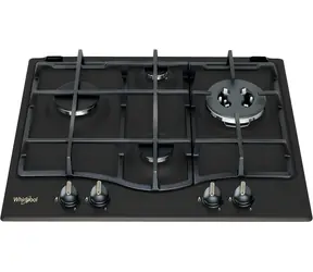 Whirlpool GMT 6422 AN czarny antracyt / Płyta gazowa / 4 palniki / ruszty żeliwne / 60 cm