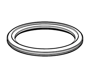 Uszczelka kolankowa Geberit DN90 / Uszczelka / EPDM / O 90 mm / do Kombifix, Duofix