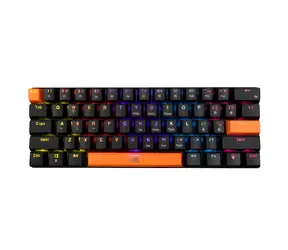 Baracuda Dolphin czarna / Klawiatura gamingowa / mechaniczna / czerwone przełączniki / podświetlenie RGB / przewodowa