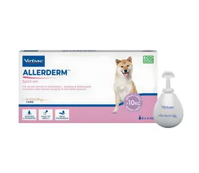 Virbac Allerderm Spot On / Pielęgnacja skóry i sierści / Dla psów / 6x4 ml