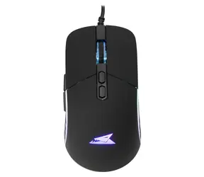 Baracuda NAUTILUS czarna / Mysz gamingowa / Optyczna / 7D / 12800 DPI / 1,5 m / USB / 75 g