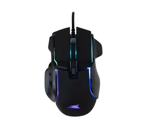 Baracuda PIRANHA czarna / Mysz gamingowa / Optyczna / 7D / 7200 dpi / RGB / 1,5 m / USB