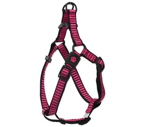 Szelki dla psa Active Premium M różowe / Dla małych i średnich psów / 2x53-77 cm