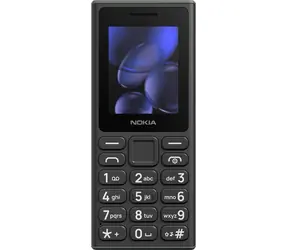 Nokia 105 2G Dual Sim 2025 czarny / 2" QQVGA / IP54 / USB-C / radio FM / 1000 mAh