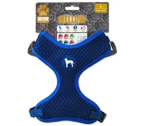 Active Dog Mellow L granatowe / Szelki dla psa / Nylon / Obwód klatki piersiowej 45-65 cm / Dla średnich i dużych psów