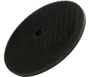 GEKO Gumowa płytka ścierna z rzepem 100 mm M14 / Płytka ścierna / O100 mm / Gwint M14