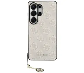 Różowa zawieszka z Logo Guess 4G Classic / Tylna obudowa / Samsung Galaxy S26 Ultra / MagSafe